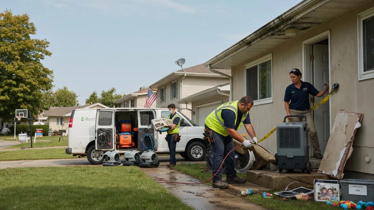 Water Damage Restoration in Kingsville, OH near me